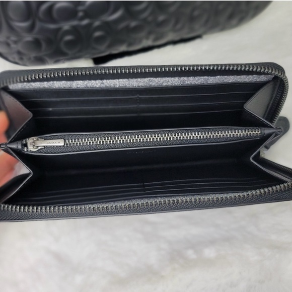 🔥SALE COACH 2 SET Black Signature 3-in-1 Handbag Shoulder Bag Crossbody Purse - Picture 4 of 16